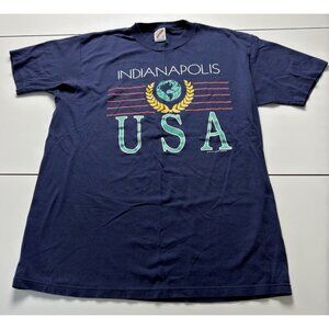 Vintage 1991 Indianapolis Collection  Large USA Single Stitch Shirt